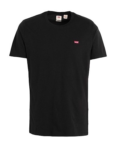 LEVI'S Basic T-Shirt SS ORIGINAL HM TEE
 Black 100% Cotton