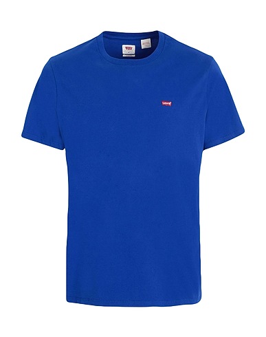 LEVI'S T-shirt basique SS ORIGINAL HM TEE
 Bleu électrique 100% Coton