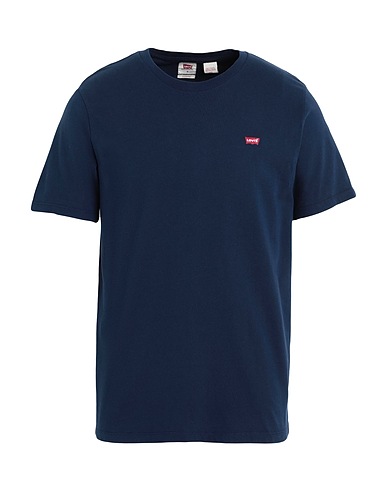 LEVI'S Basic T-Shirt SS ORIGINAL HM TEE
 Blau 100% Baumwolle