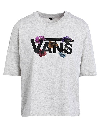 VANS T-shirt WM SPARSE FLOWER RELAXED
 Grey 50% Cotton, 50% Polyester