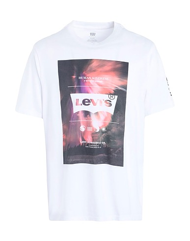 LEVI'S T-shirt GRAPHIC TEES
 White 100% Cotton
