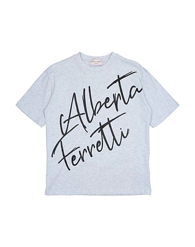 ALBERTA FERRETTI T-shirt Light grey 100% Cotton