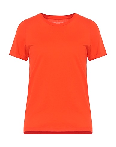 MAJESTIC FILATURES Basic T-Shirt Orange 100% Cotton
