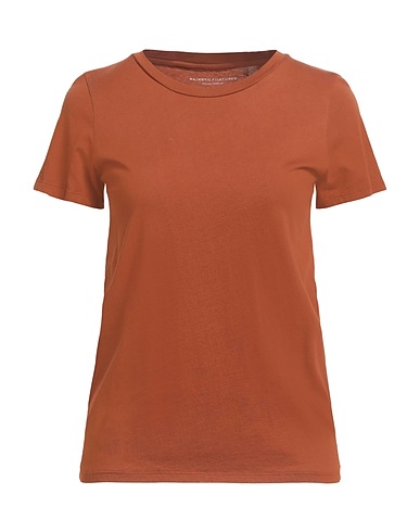MAJESTIC FILATURES T-shirt Cammello 100% Cotone