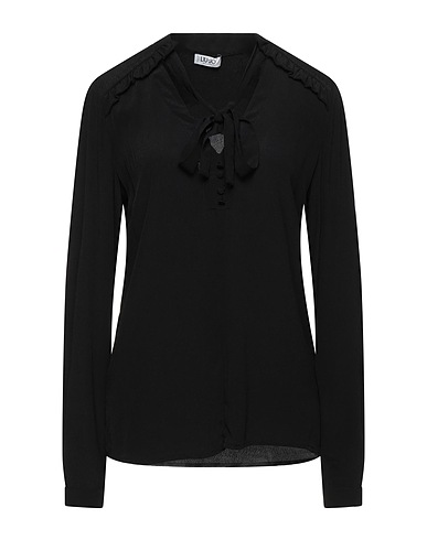 LIU •JO Top Black 100% Viscose