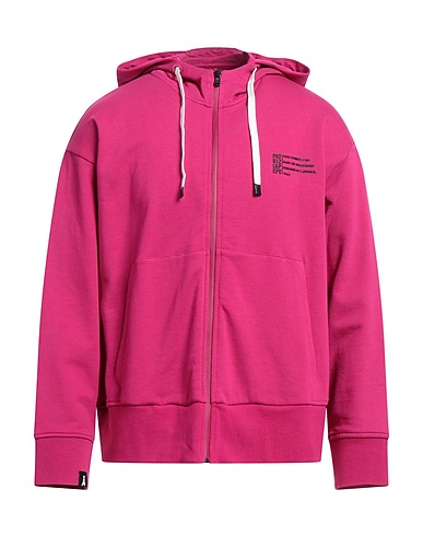 PATRIZIA PEPE Hooded track jacket  Fuchsia 100% Cotton