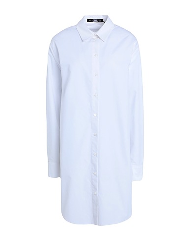 KARL LAGERFELD Camicie Bianco 100% Cotone organico