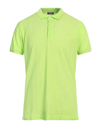 ROSSOPURO Polo shirt Lime green 100% Cotton