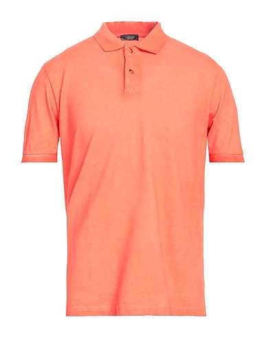 ROSSOPURO Polo shirt Coral 100% Cotton
