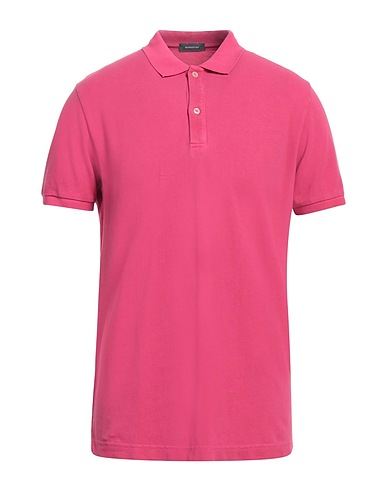 ROSSOPURO Polo shirt Magenta 100% Cotton