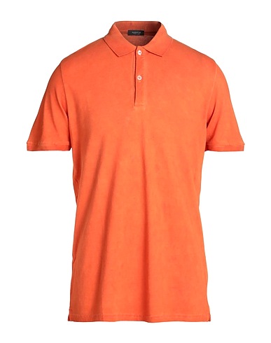 ROSSOPURO Polo shirt Orange 100% Cotton