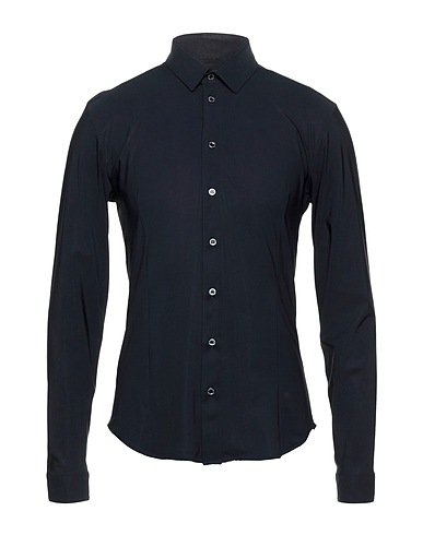 PATRIZIA PEPE Solid color shirt NERO 72% Polyamide, 28% Elastane