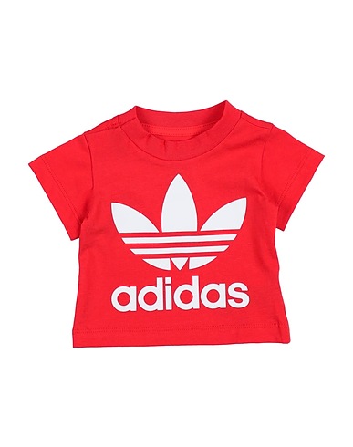 ADIDAS ORIGINALS T-Shirt TREFOIL TEE
 Rot 100% Baumwolle
