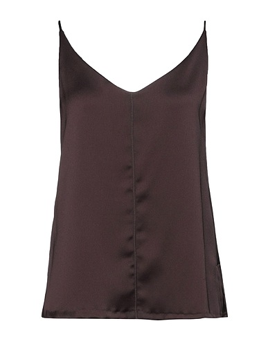 SEVENTY VENEZIA Top Dark brown 100% Polyester