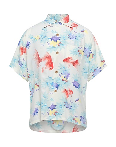 SUN SURF Camicia fantasia Bianco 100% Rayon