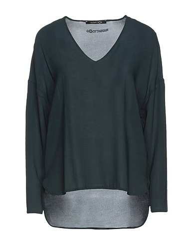 NAUGHTY DOG Top Verde scuro 96% Viscosa, 4% Elastan