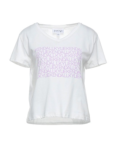 KENDALL + KYLIE T-shirt White 97% Cotton, 3% Elastane