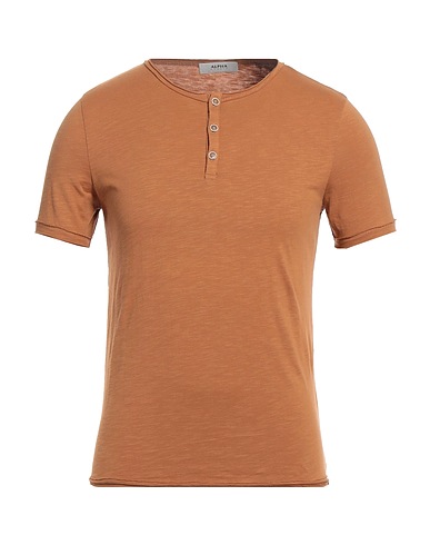 ALPHA STUDIO T-shirt Marrone 100% Cotone