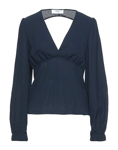 BA&SH Top Bleu nuit 100% Polyester