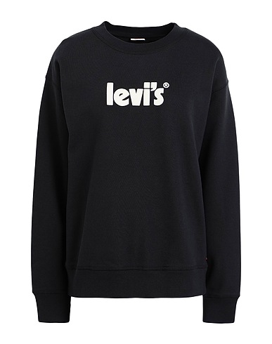 LEVI'S Sweatshirt CREWNECK GRAPHICS
 Charcoal 100% Cotton