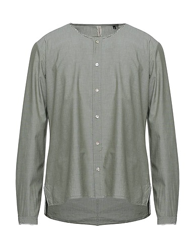DNL Solid color shirt Military green 100% Cotton