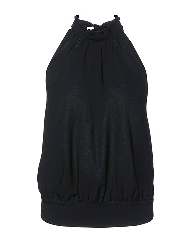 PINKO Top Black 94% Polyester, 6% Elastane