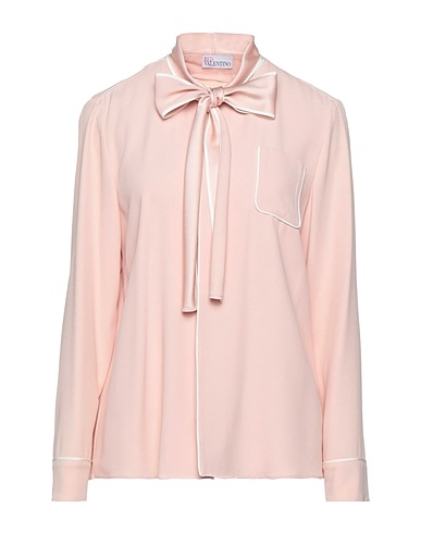 REDValentino Patterned shirts & blouses Pink 70% Acetate, 30% Viscose, Polyester