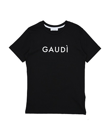 GAUDÌ T-shirt Black 100% Cotton