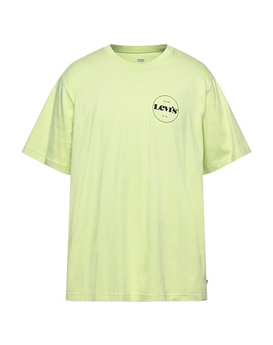 LEVI'S T-shirt Light green 100% Cotton