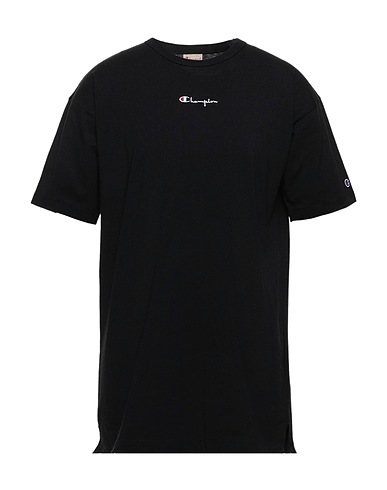 CHAMPION T-shirt Nero 100% Cotone