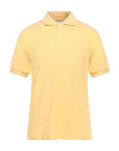HARDY CROBB'S Polo shirt Pastel yellow 100% Cotton
