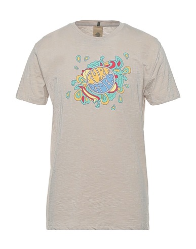 BÁSU T-shirt Khaki 100% Cotone
