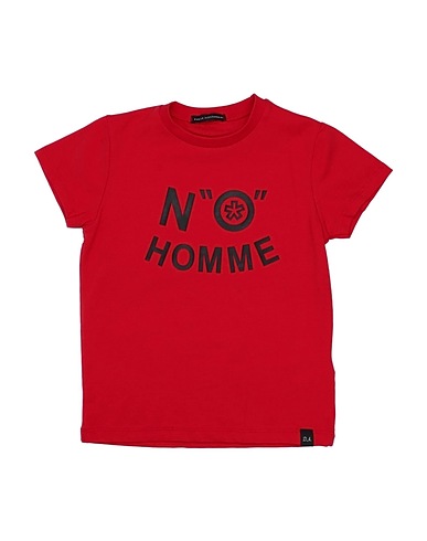 DANIELE ALESSANDRINI T-shirt Rosso 90% Cotone, 10% Elastan