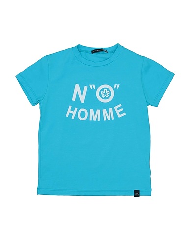 DANIELE ALESSANDRINI T-shirt Celeste 90% Cotone, 10% Elastan