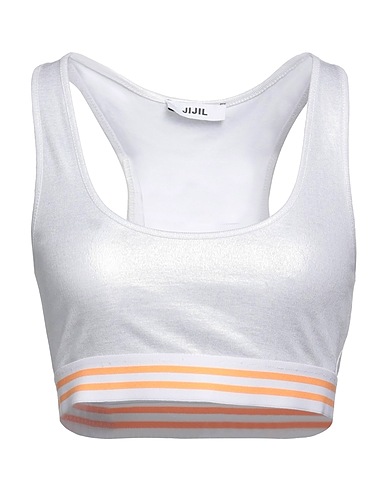 JIJIL Top Light grey 100% Cotton