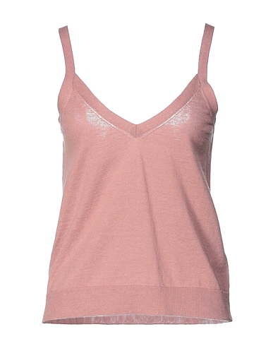 BALLANTYNE Vest Antique rose 55% Linen, 45% Cotton