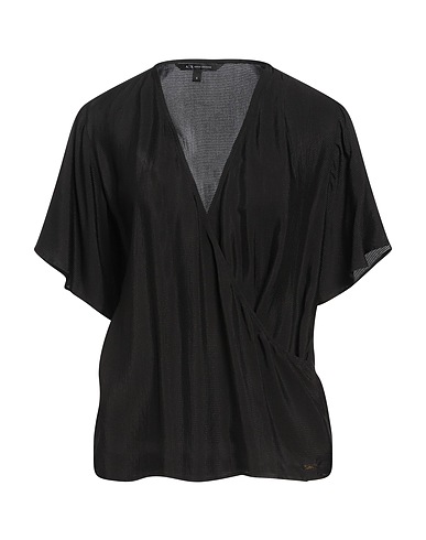 ARMANI EXCHANGE Top Black 100% Viscose