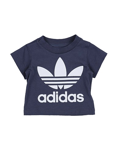 ADIDAS ORIGINALS T-shirt TREFOIL TEE
 Midnight blue 100% Cotton