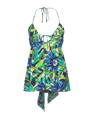 ATTIC AND BARN Top Green 100% Viscose