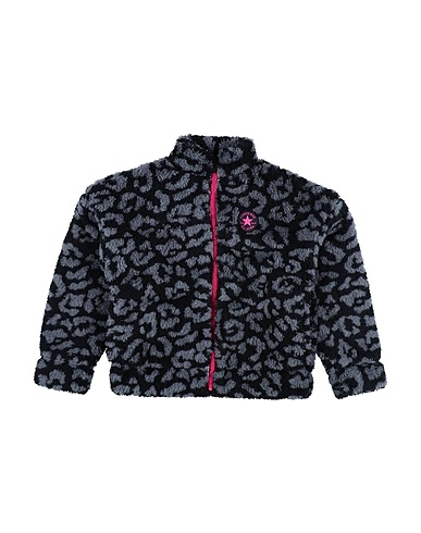 CONVERSE Sweatshirt AOP LEOPARD SHERPA FULL ZIP
 Lead 100% Polyester