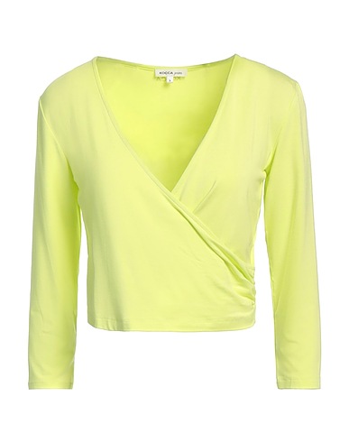 KOCCA T-shirt Verde lime 94% Viscosa, 6% Elastan