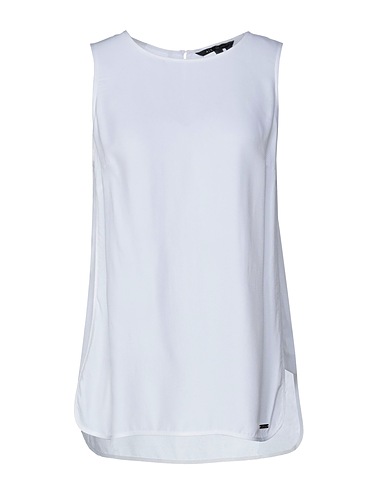 ARMANI EXCHANGE Top Bianco 100% Viscosa