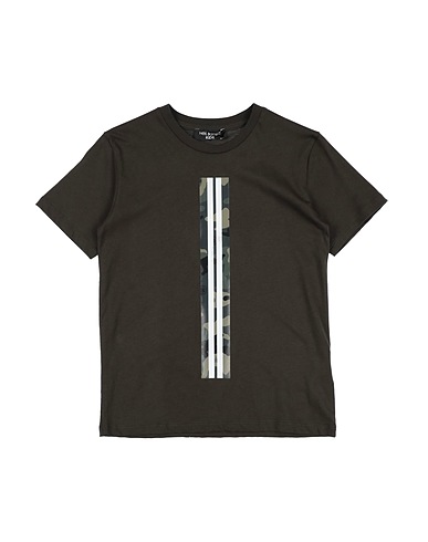NEIL BARRETT T-shirt Military green 100% Cotton