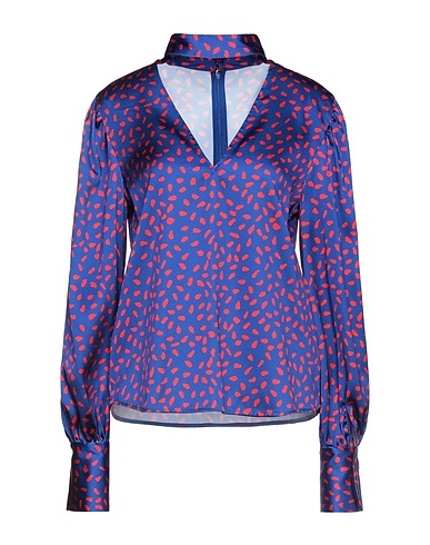 LEE x SELF-PORTRAIT Top Blu 100% Poliestere