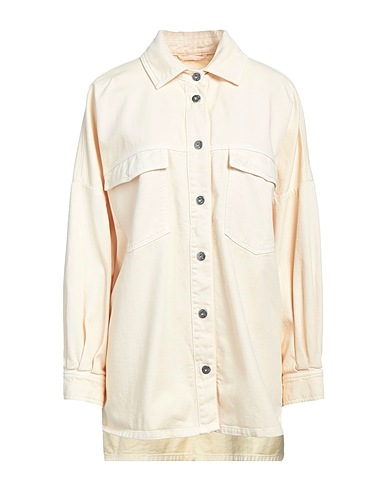 SOLOTRE | Ivory Women‘s Denim Shirt | YOOX