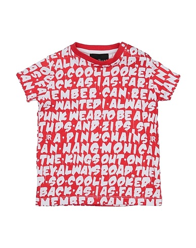 JOHN RICHMOND T-shirt Κόκκινο 100% Βαμβάκι