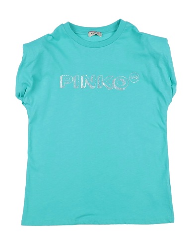 PINKO UP T-shirt Turquoise 100% Cotton