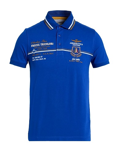 AERONAUTICA MILITARE Polo Blu china 95% Cotone, 5% Elastan