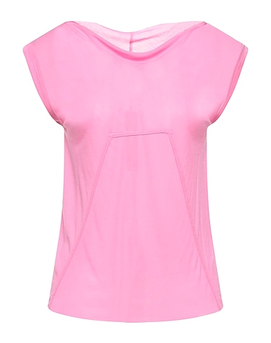 RICK OWENS T-shirt Pink 88% Viscose, 12% Silk