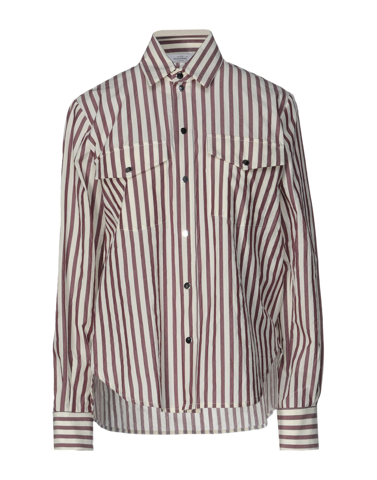 ROSEANNA◆半袖ブラウス/38/コットン/BRW/総柄/SS21 LANDSCAPE ROSEANNA(ローズアンナ) / 半袖ブラウス/38/コットン/BRW/総柄